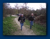 Once past the camera we'll walk!